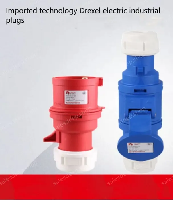 32A 3 pole 250V receptacle for concealed installation