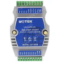 UOTEK UT-5528 Digital 8-channel optical isolated dry contact I/O input module